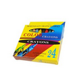 24 Pack Custom Crayon